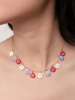 Anemone Flower Necklace>NACH BIJOUX Sale