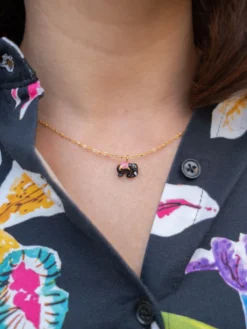 Asian elephant necklace>NACH BIJOUX Discount