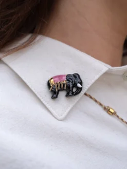 Asian Elephant Pin>NACH BIJOUX Best