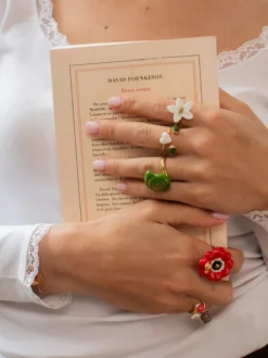Bague anémone rouge><noscript><img width=