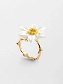 Bague branches Jonquille>NACH BIJOUX