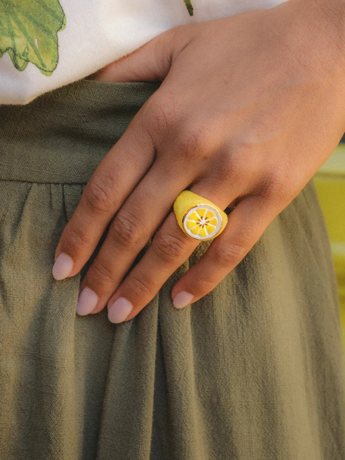 Bague citron>NACH BIJOUX Clearance