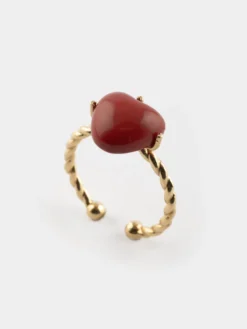 Bague cœur - Chérie Cherry>NACH BIJOUX Discount