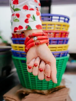 Bague cœur - Chérie Cherry><noscript><img width=