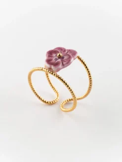 Bague double anneau pensée>NACH BIJOUX Clearance