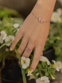 Bague double anneau pensée>NACH BIJOUX Clearance