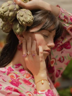 Bague double anneau pensée><noscript><img width=