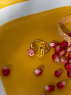 Bague FaceToFace banane et grenade><noscript><img width=