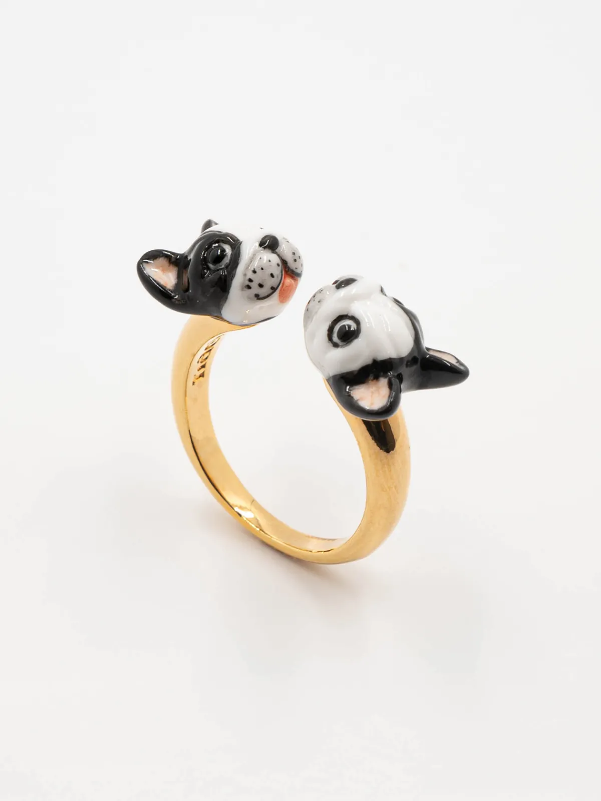 Bague FaceToFace bouledogue>NACH BIJOUX Hot