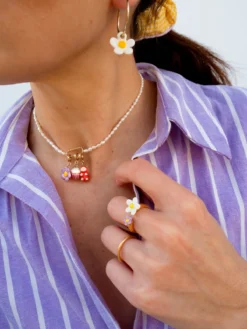 Bague FaceToFace fleur><noscript><img width=