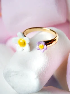 Bague FaceToFace fleur><noscript><img width=