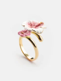 Bague FaceToFace hibiscus>NACH BIJOUX Hot