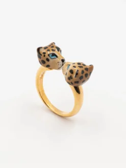 Bague FaceToFace léopard>NACH BIJOUX Clearance