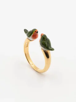 Bague FaceToFace rouge-gorge>NACH BIJOUX Sale