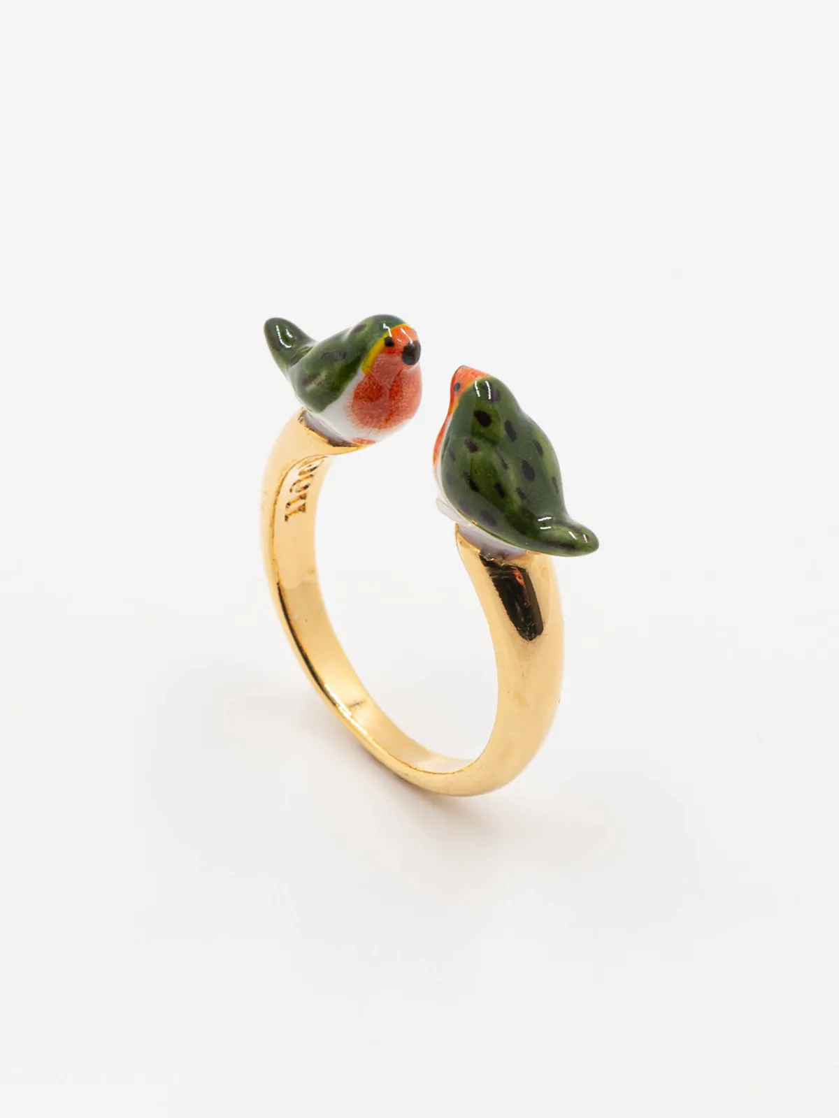 Bague FaceToFace rouge-gorge>NACH BIJOUX Sale