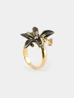 Bague fleur d'Erine et léopard>NACH BIJOUX Best