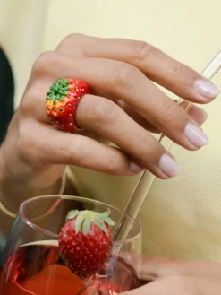 Bague fraise - Belles du sud>NACH BIJOUX Online