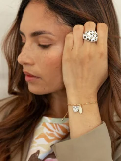 Bague léopard blanc et doré>NACH BIJOUX Best