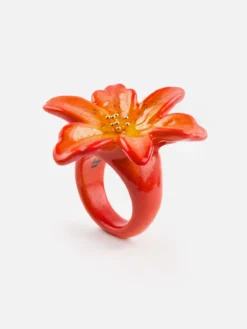 Bague lys tigrée>NACH BIJOUX Outlet
