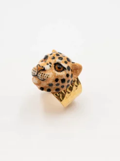 Bague martelée léopard>NACH BIJOUX