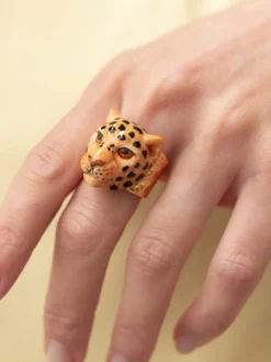 Bague martelée léopard>NACH BIJOUX