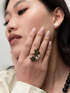 Bague multi fleurs d'Erine>NACH BIJOUX