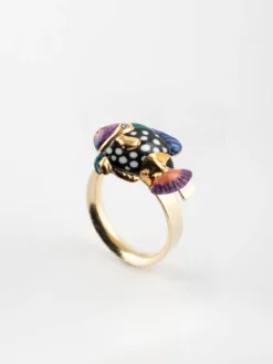 Bague poisson tacheté>NACH BIJOUX Hot