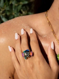 Bague poisson tacheté>NACH BIJOUX Hot