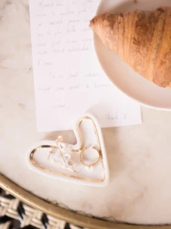 Bague torsadée ajustable cœur - Des mots d'amour><noscript><img width=