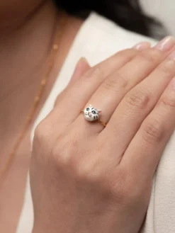 Bague torsadée chat tabby>NACH BIJOUX Discount