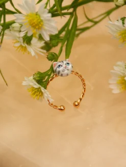 Bague torsadée chat tabby><noscript><img width=