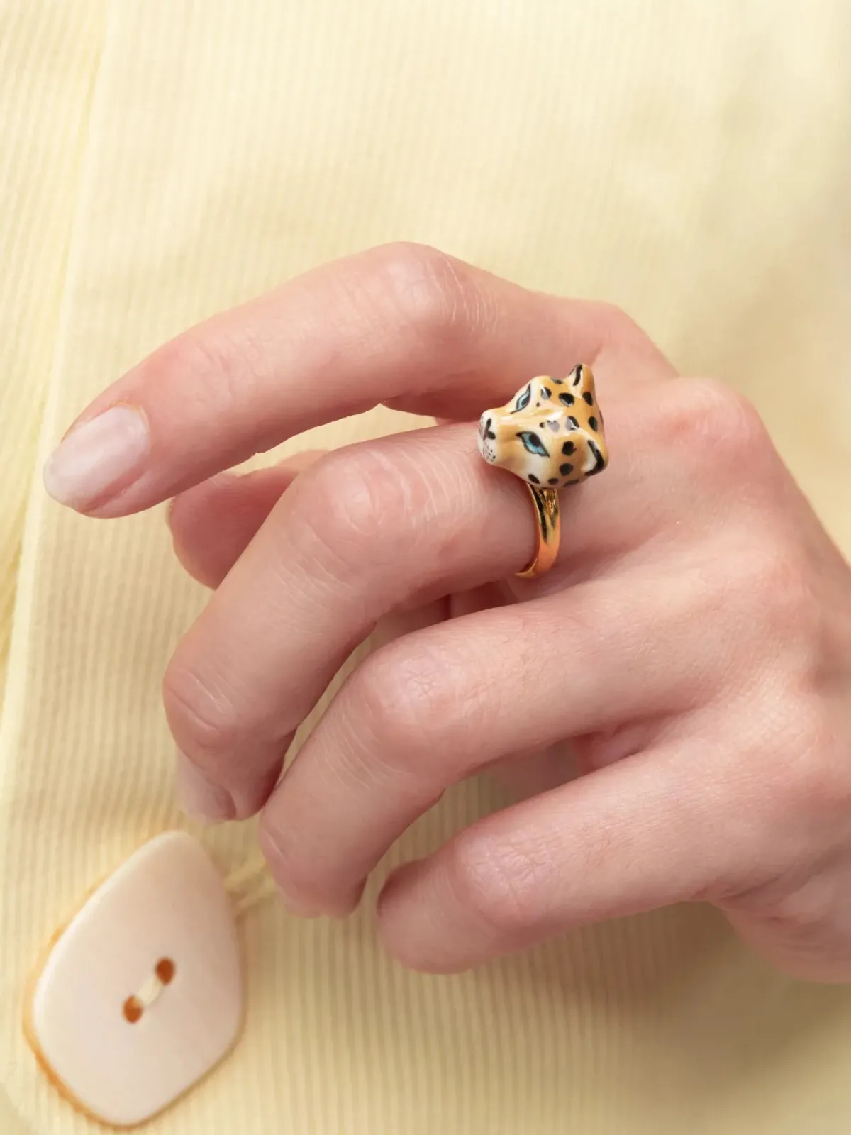Bague tête de léopard>NACH BIJOUX Sale