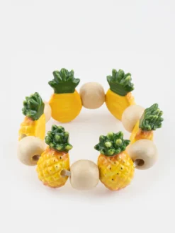 Beaded and pineapple bracelet>NACH BIJOUX Online