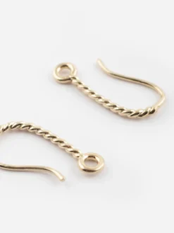 Boucles d'oreilles crochets torsadées personnalisable - Mix and Match><noscript><img width=