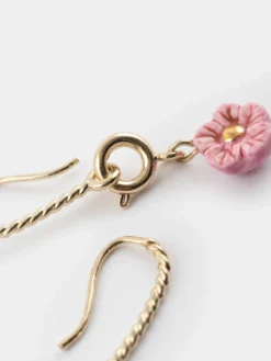 Boucles d'oreilles crochets torsadées personnalisable - Mix and Match><noscript><img width=