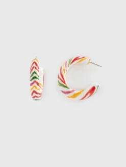 Boucles d’oreilles créoles Crazy Tiger><noscript><img width=