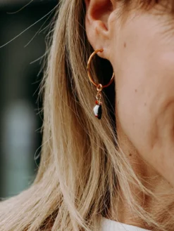 Boucles d'oreilles créoles personnalisables - Mix et Match>NACH BIJOUX Online