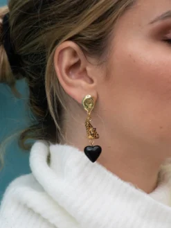Boucles d'oreilles guépard - Premier amour>NACH BIJOUX Outlet