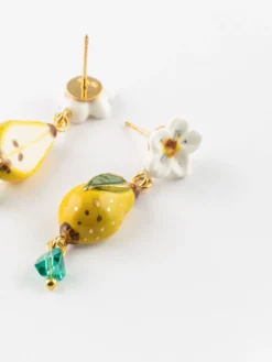 Boucles d'oreilles Le temps des récoltes><noscript><img width=