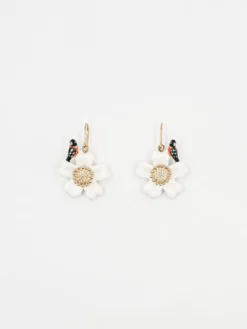 Boucles d'oreilles oiseau et fleur>NACH BIJOUX Clearance