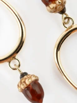Boucles d'oreilles pendantes gland><noscript><img width=