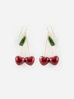 Boucles d'oreilles pendantes cerises - Chérie Cherry>NACH BIJOUX Online