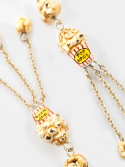 Boucles d'oreilles pendantes pop-corn><noscript><img width=