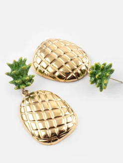 Boucles d’oreilles pendantes ananas><noscript><img width=