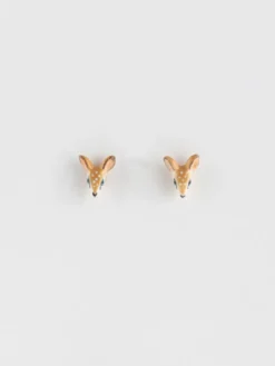 Boucles d'oreilles puces - Biche>NACH BIJOUX