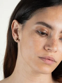 Boucles d'oreilles puces - Biche>NACH BIJOUX