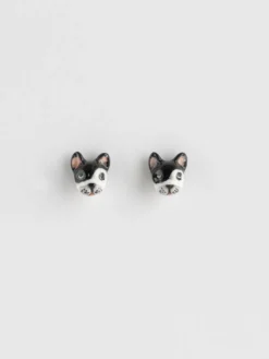 Boucles d'oreilles puces - Bouledogue>NACH BIJOUX Clearance