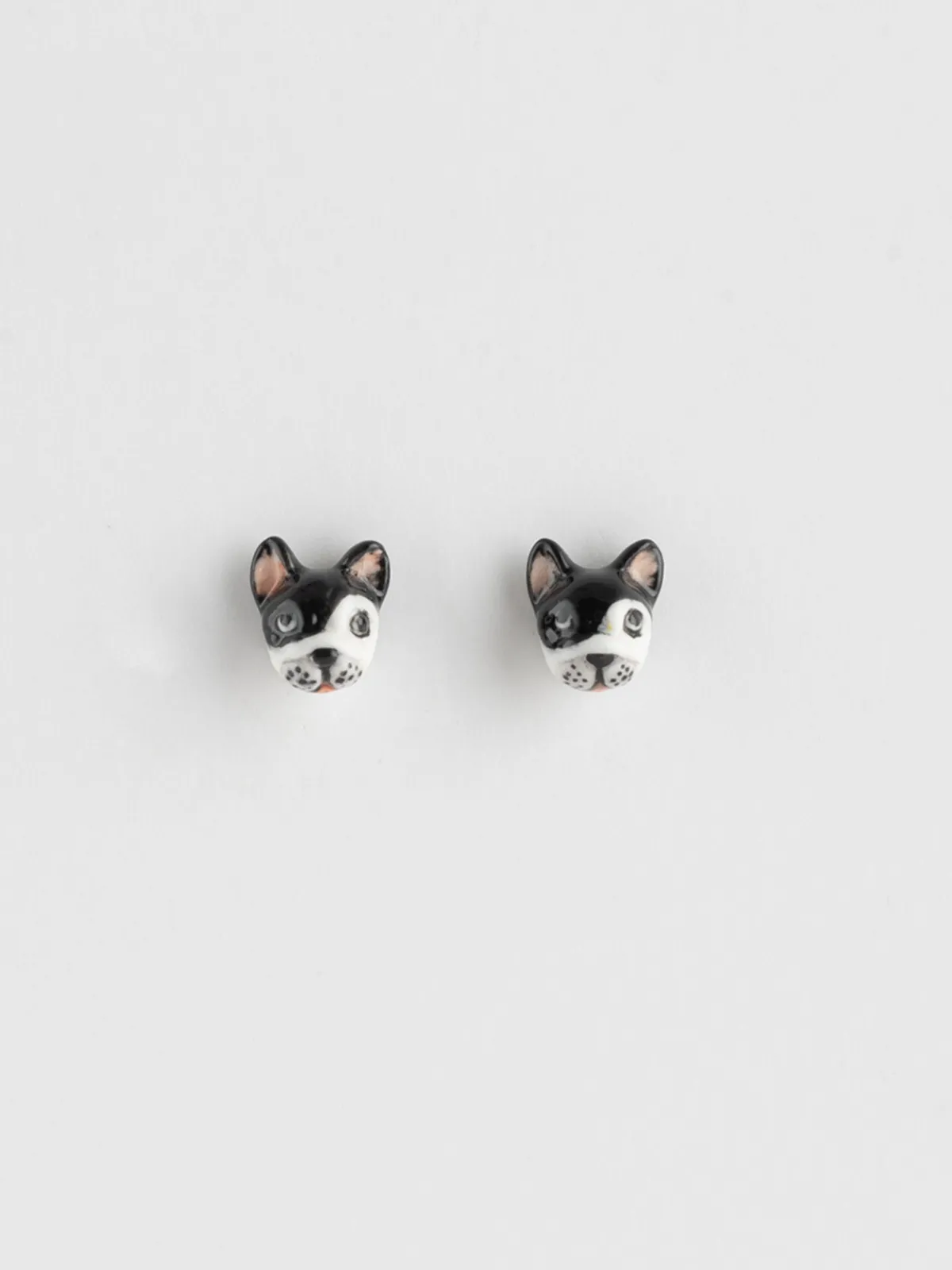 Boucles d'oreilles puces - Bouledogue>NACH BIJOUX Clearance