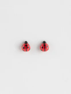 Boucles d'oreilles puces - Coccinelle>NACH BIJOUX Clearance