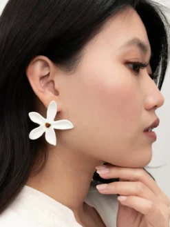 Boucles d'oreilles puces - Jasmin et moi>NACH BIJOUX Online